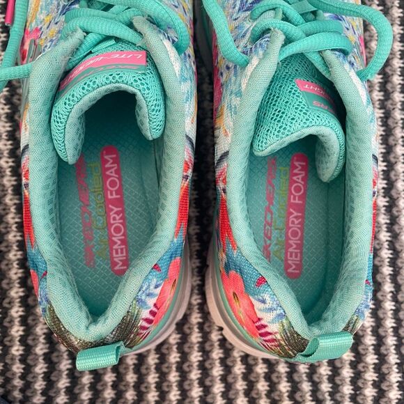 Skechers colorful tropical sneaker women’s shoe size 9 - Picture 12 of 12